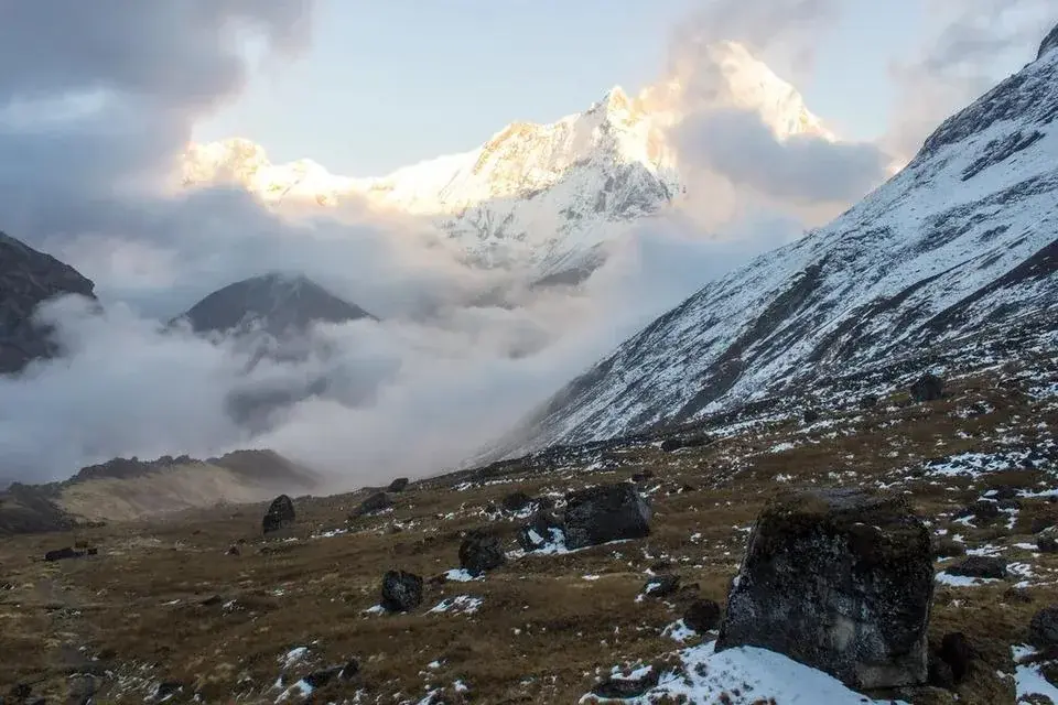 Annapurna Base Camp in winter